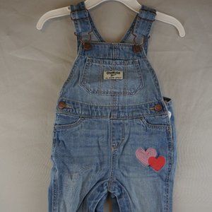 Oshkosh Heart Overalls 9 Months NWT